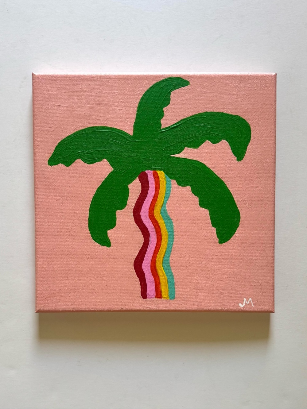 Tropical Palm tree painting